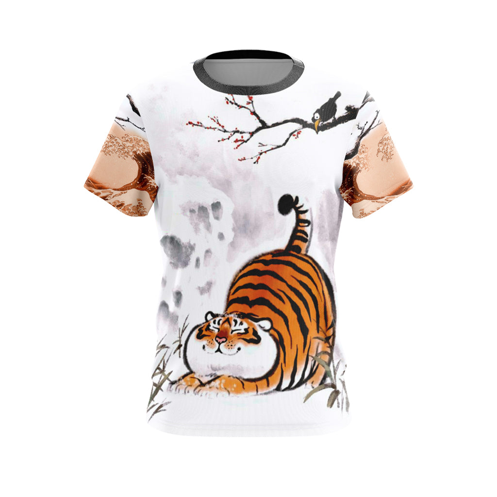 Fat Tiger Unisex 3D T shirt MoveekBuddyShop