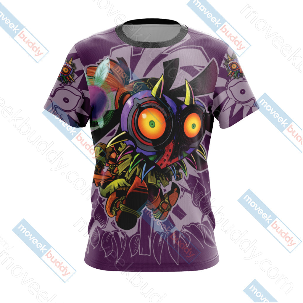 The Legend Of Zelda: Majora's Mask Unisex 3D T-shirt Zip Hoodie Pullov ...