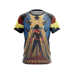 Captain Marvel  Unisex 3D T-shirt   