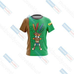 Crash Bandicoot New Unisex 3D T-shirt   