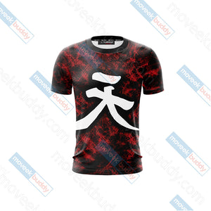 Street Fighter Akuma Unisex 3D T-shirt   