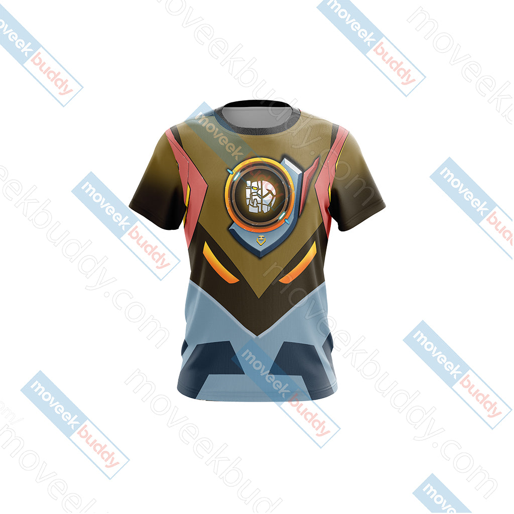 Voltron: Legendary Defender ( Yellow ) Unisex 3D T-shirt   