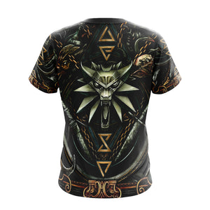 Witcher Symbol Unisex 3D T-shirt   