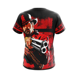 Red Dead Redemption 2 New Version Unisex 3D T-shirt   