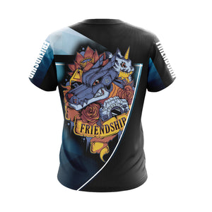 Digimon - Friendship Unisex 3D T-shirt   