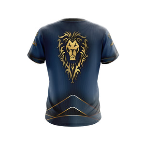 World Of Warcraft - Alliance races crest Unisex 3D T-shirt   