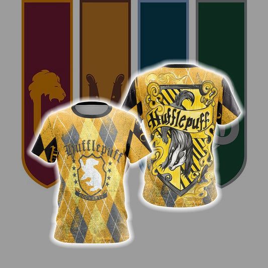 Loyal Like A Hufflepuff Harry Potter New Version 2 Unisex 3D T-shirt   