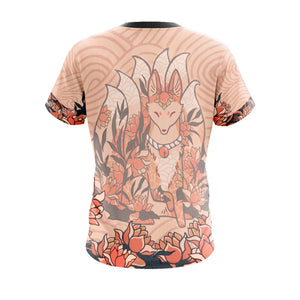 Nine Tail Fox Unisex 3D T-shirt   