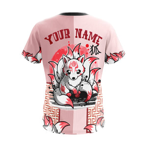 Ninetail fox Spirit-Customized Unisex 3D T-shirt   