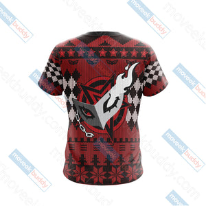 Persona 5 Christmas Style Unisex 3D T-shirt   