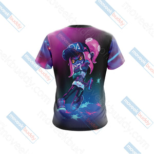 Splatoon - Akali Unisex 3D T-shirt   