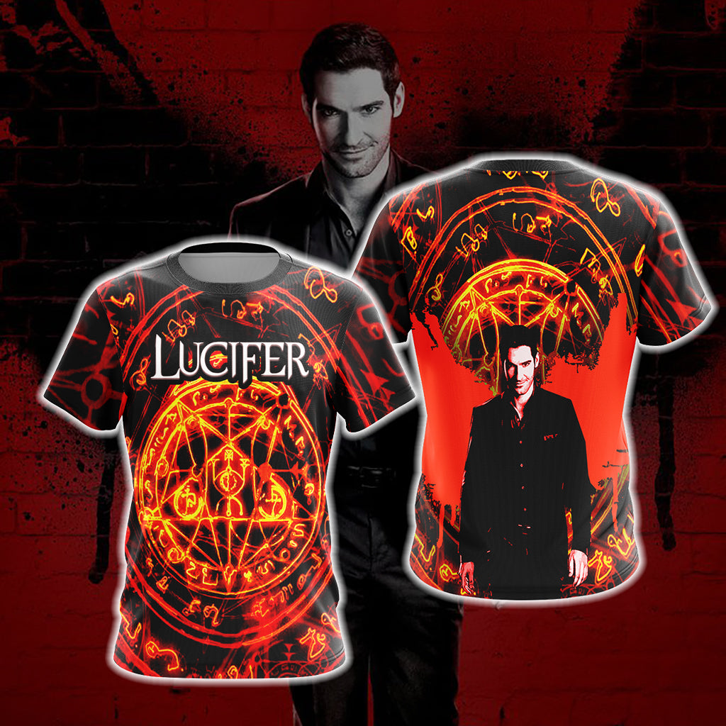 Lucifer New Version 2 Unisex 3D T-shirt   