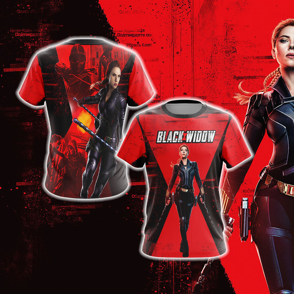 Black Widow 2020 New Unisex 3D T-shirt   