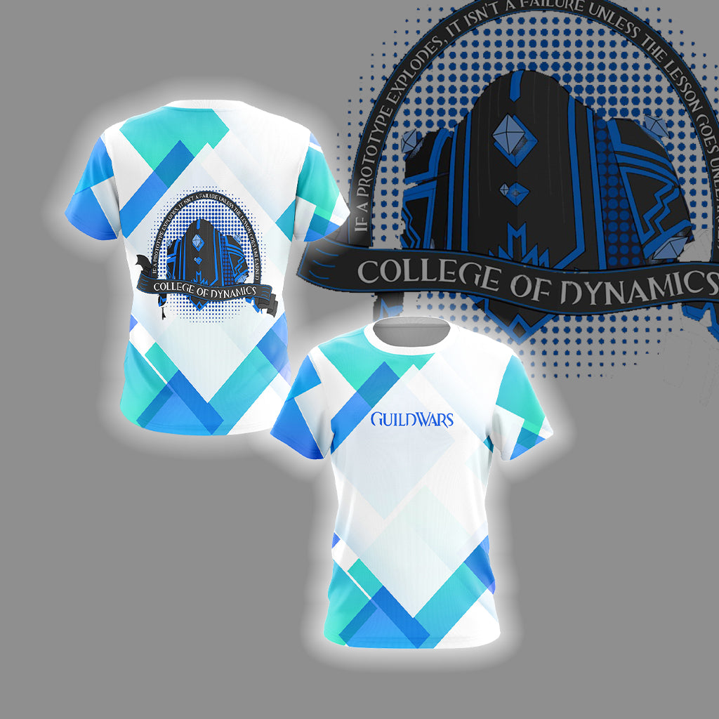 If A Prototype Explodes - Guild Wars 2 - College of Dynamics Unisex 3D T-shirt   