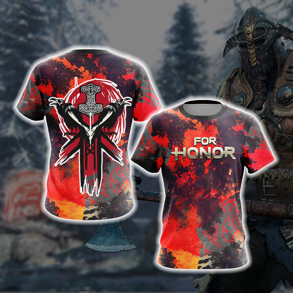For Honor: Vikings Unisex 3D T-shirt US/EU S (ASIAN L)  