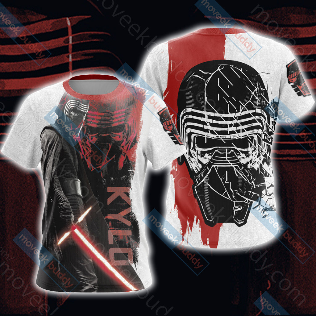 Star Wars Rise of Skywalker Kylo Ren Unisex 3D T-shirt US/EU S (ASIAN L)  