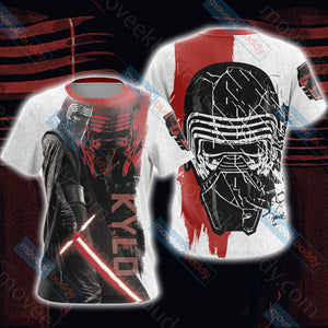 Star Wars Rise of Skywalker Kylo Ren Unisex 3D T-shirt   