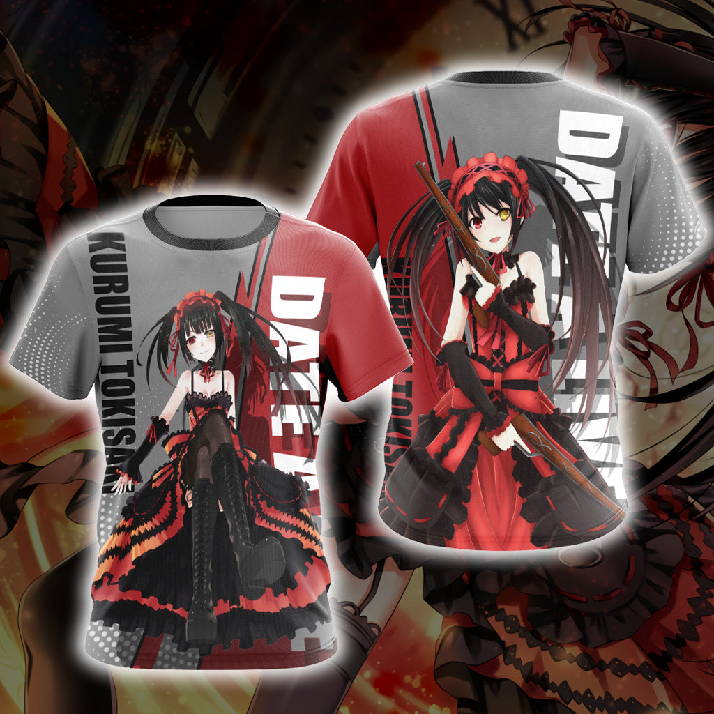 Date A Live - Kurumi Tokisaki 3D T-shirt - MoveekBuddyShop