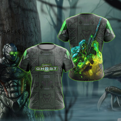 StarCraft - Ghost Unisex 3D T-shirt   