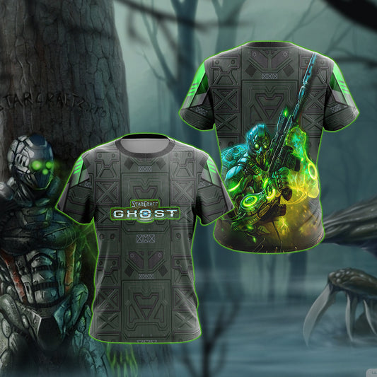 StarCraft - Ghost Unisex 3D T-shirt   