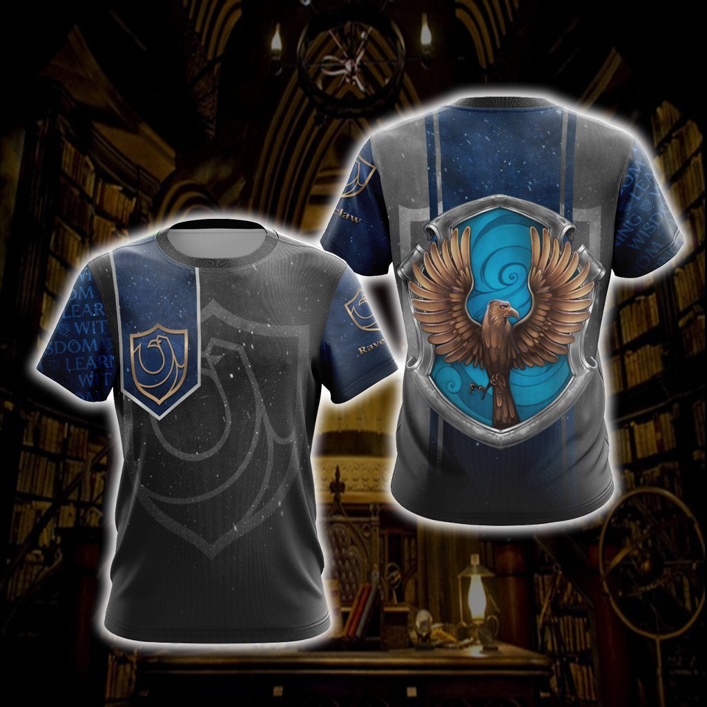 Wise Like A Ravenclaw Harry Potter New Style 1 Unisex 3D T-shirt   