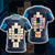 Digimon Monster - Knights of Yggdrasil Unisex 3D T-shirt   