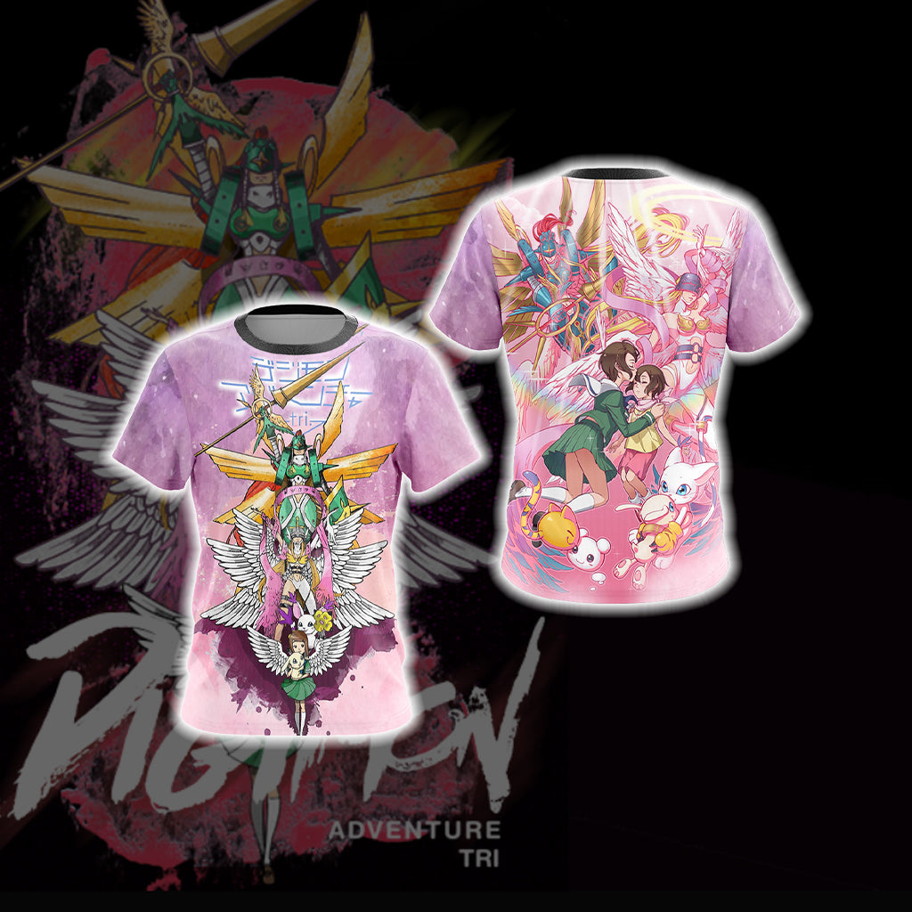 Digimon Adventure Unisex 3D T-shirt   