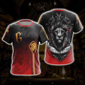 Harry Potter - Brave Like A Gryffindor New Look Unisex 3D T-shirt T-shirt S 