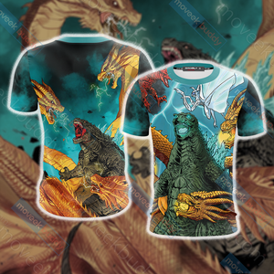 Godzilla King Of The Monsters New Look Unisex 3D T-shirt   