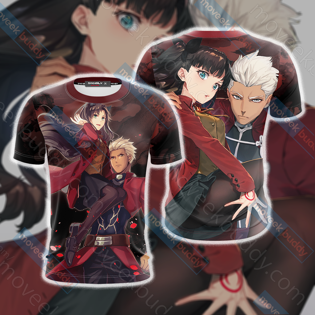 Fate/ Stay Night - Blade And Fate Rin Unisex 3D T-shirt   