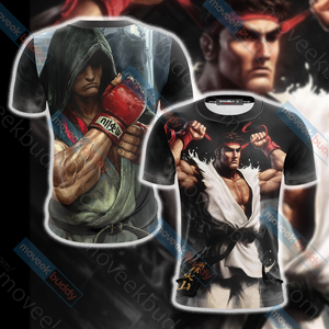 Street Fighter - Ryu Unisex 3D T-shirt T-shirt S 