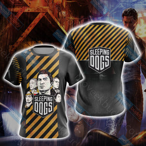 Sleeping Dogs (video game) Unisex 3D T-shirt   