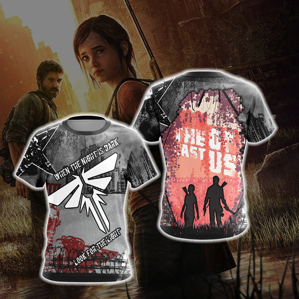 The Last of Us - When The Night Is Dark Look For The Light Unisex 3D T-shirt S  