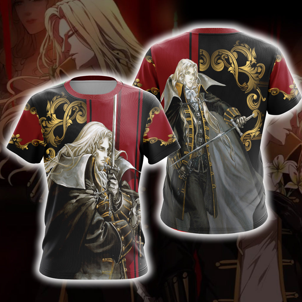 Castlevania - Alucard Unisex 3D T-shirt   