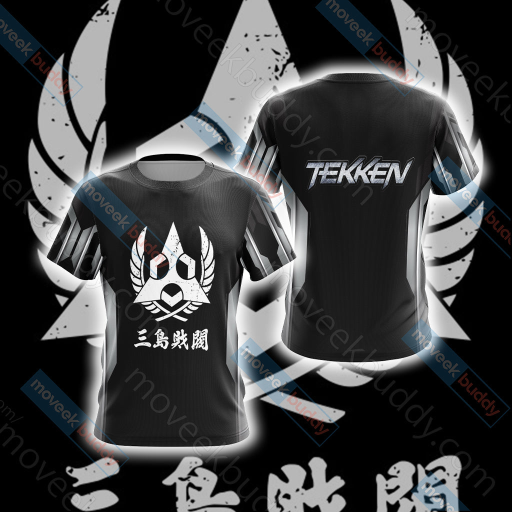 Tekken - Mishima Zaibatsu Unisex 3D T-shirt US/EU S (ASIAN L)  
