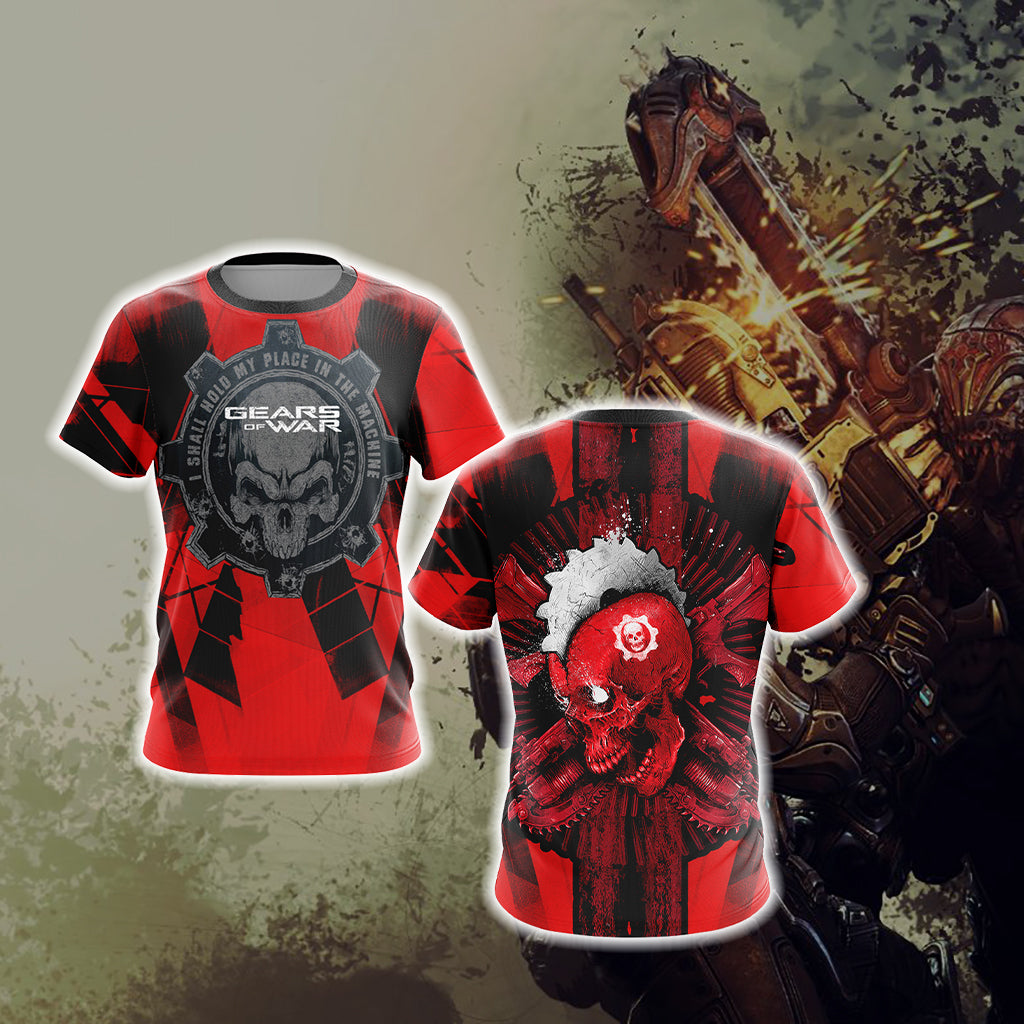 Gears Of War - I Shall Hold My Place In The Machine Unisex 3D T-shirt ...