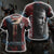 Vikings New Look Unisex 3D T-shirt   