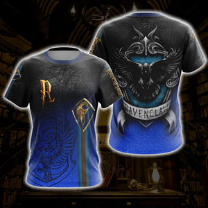 Harry Potter - Wise Like A Ravenclaw New Look Unisex 3D T-shirt T-shirt S 