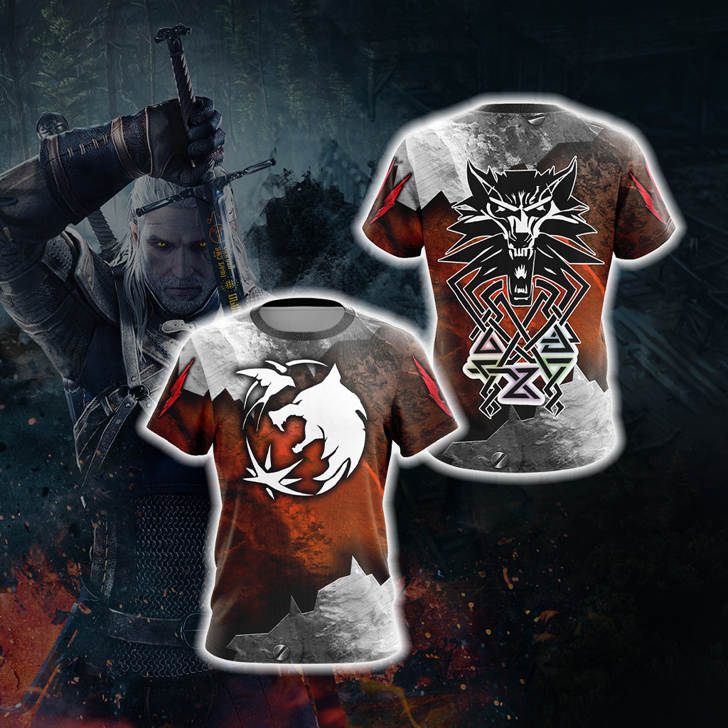 The Witcher Symbol Unisex 3D T-shirt S  