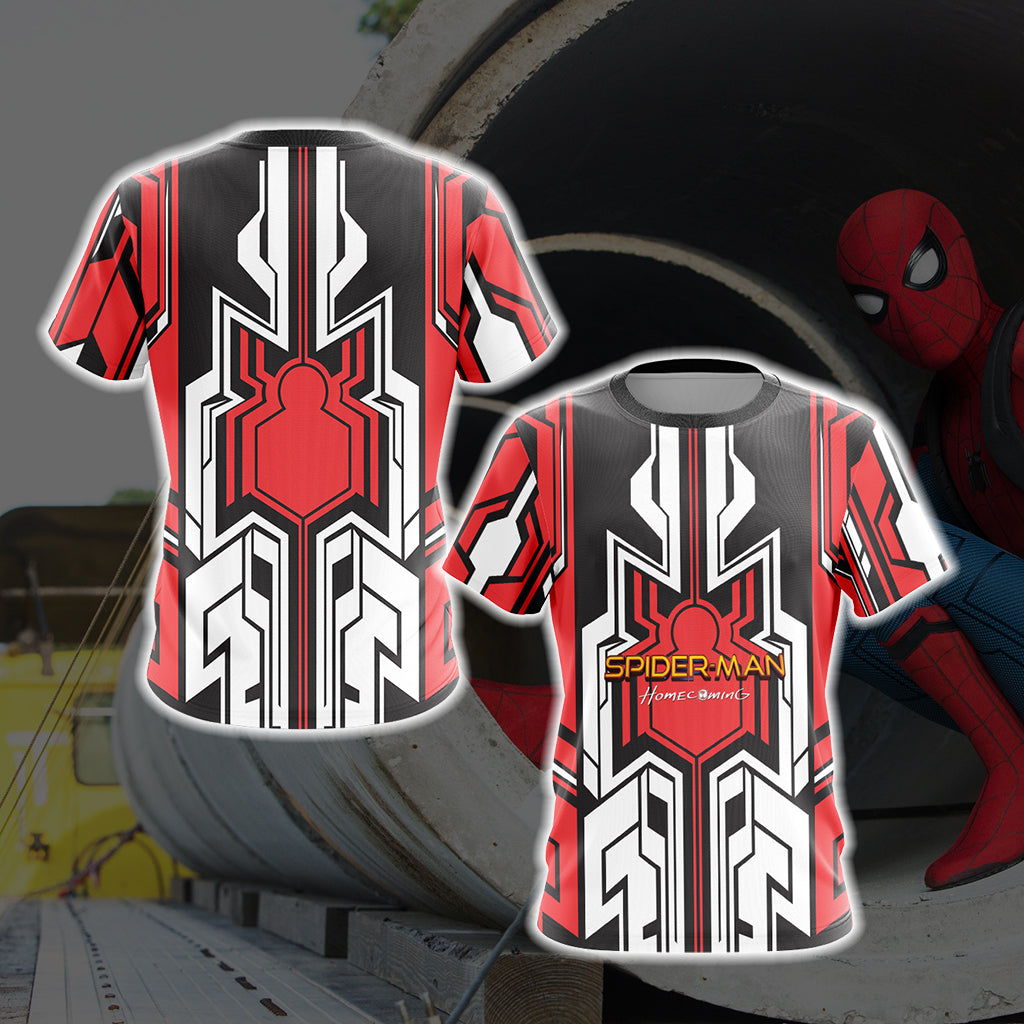 Spider-Man: Homecoming Logo Unisex 3D T-shirt T-shirt S 