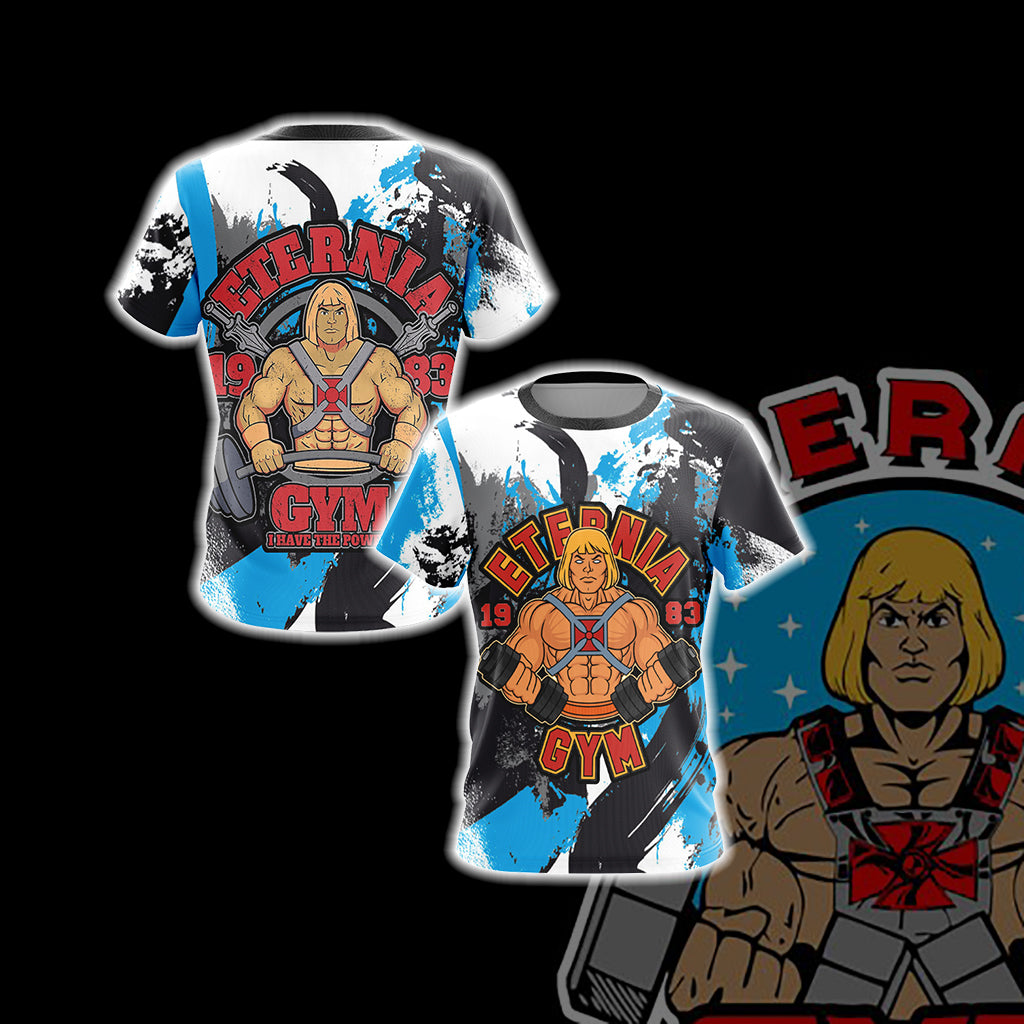 He Man Eternia Gym Unisex 3D T-shirt   