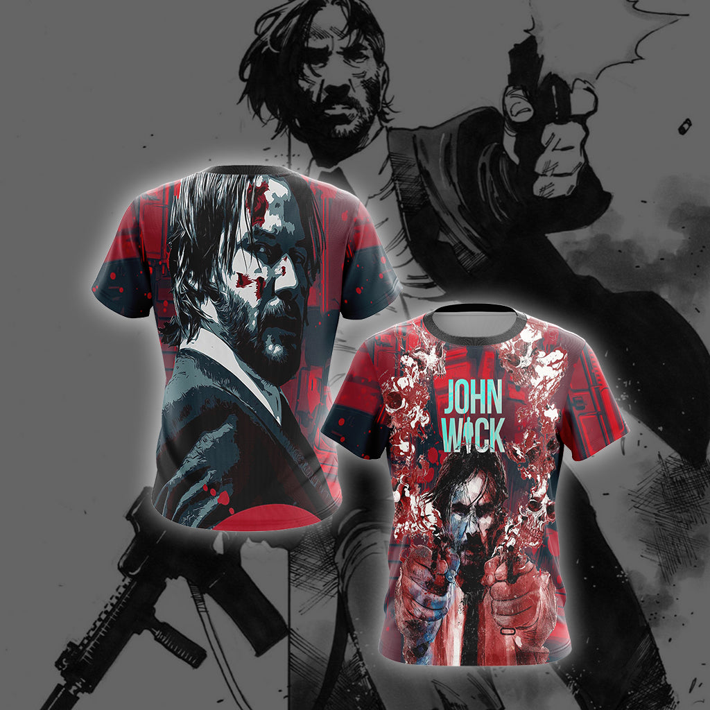 John Wick 2 Unisex 3D T-shirt   