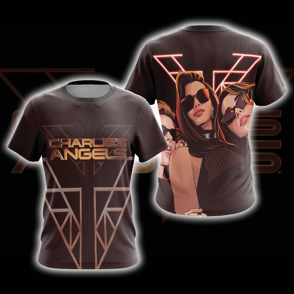 Charlie's Angels Symbol Unisex 3D T-shirt   