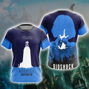 BioShock Infinite There's Always A Lighthouse New Unisex 3D T-shirt   