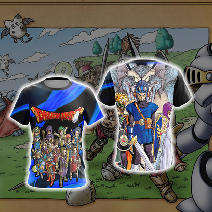Dragon Quest New Style Unisex 3D T-shirt   