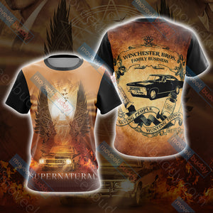 Supernatural New Collection Unisex 3D T-shirt   