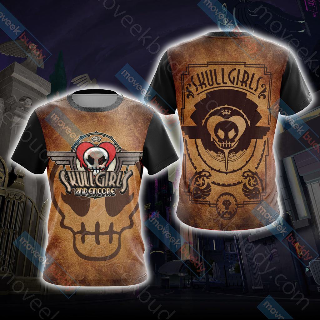 Skullgirls Unisex 3D T-shirt   