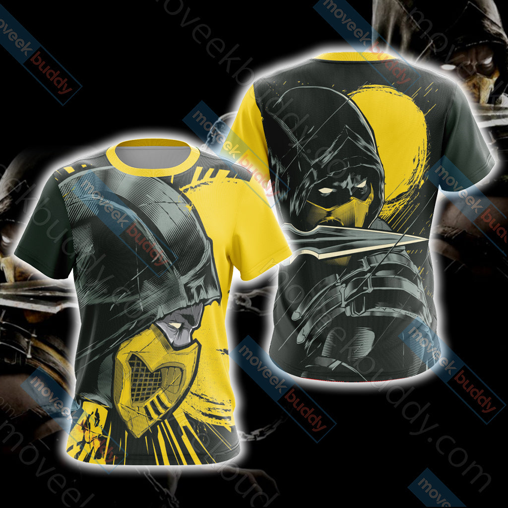 Mortal Kombat Scorpion Unisex 3D T-shirt US/EU S (ASIAN L)  