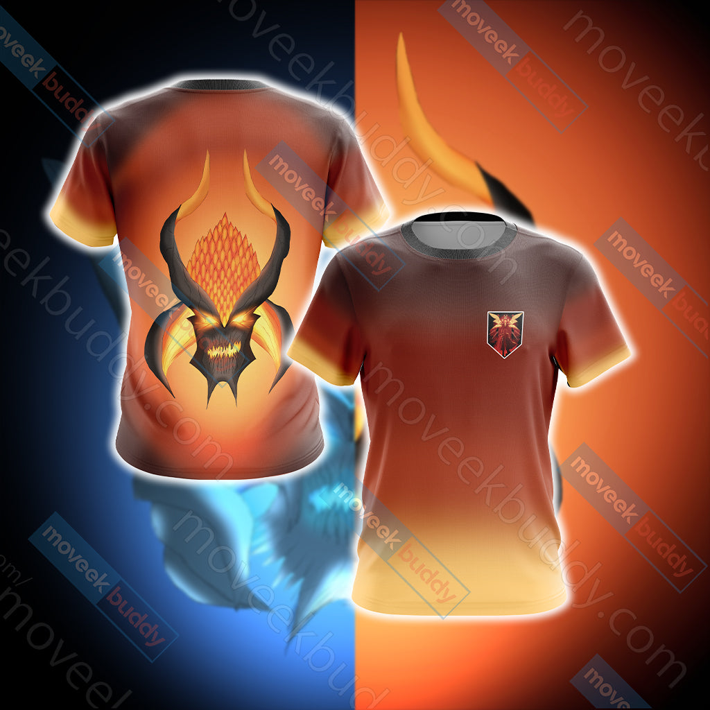 Devil May Cry - Dante Sin Devil Trigger Unisex 3D T-shirt US/EU S (ASIAN L)  