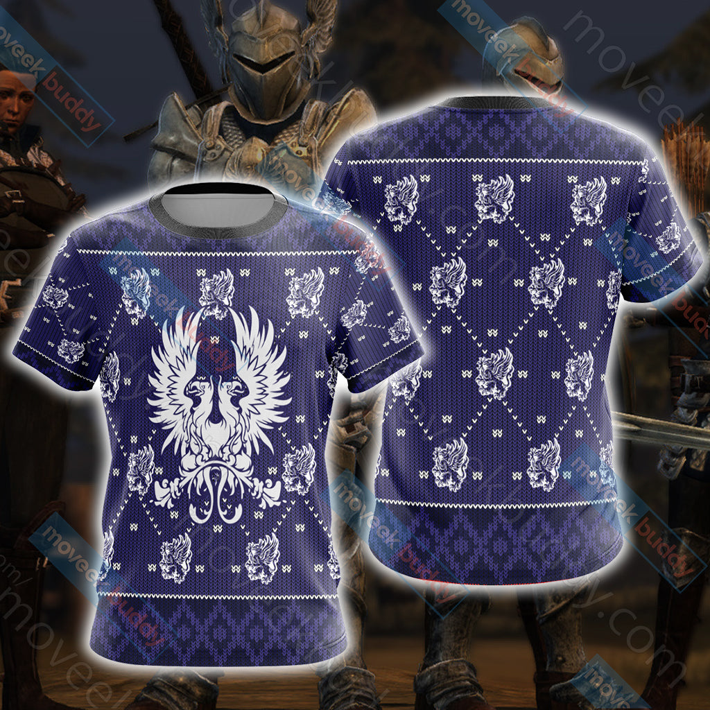 Dragon Age - Grey Wardens Unisex 3D T-shirt   